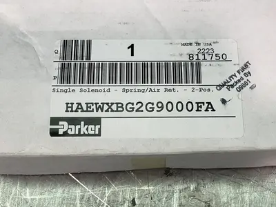 New | in-Stock PARKER HAEWXBG2G9000FA Pumps Ohio US | HGR 24 #1310032