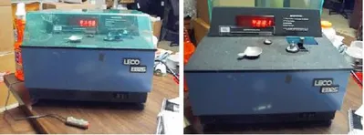 QTY. 1. LECO EB 25, ELECTRONIC BALANCE, WITH 1 GRA...