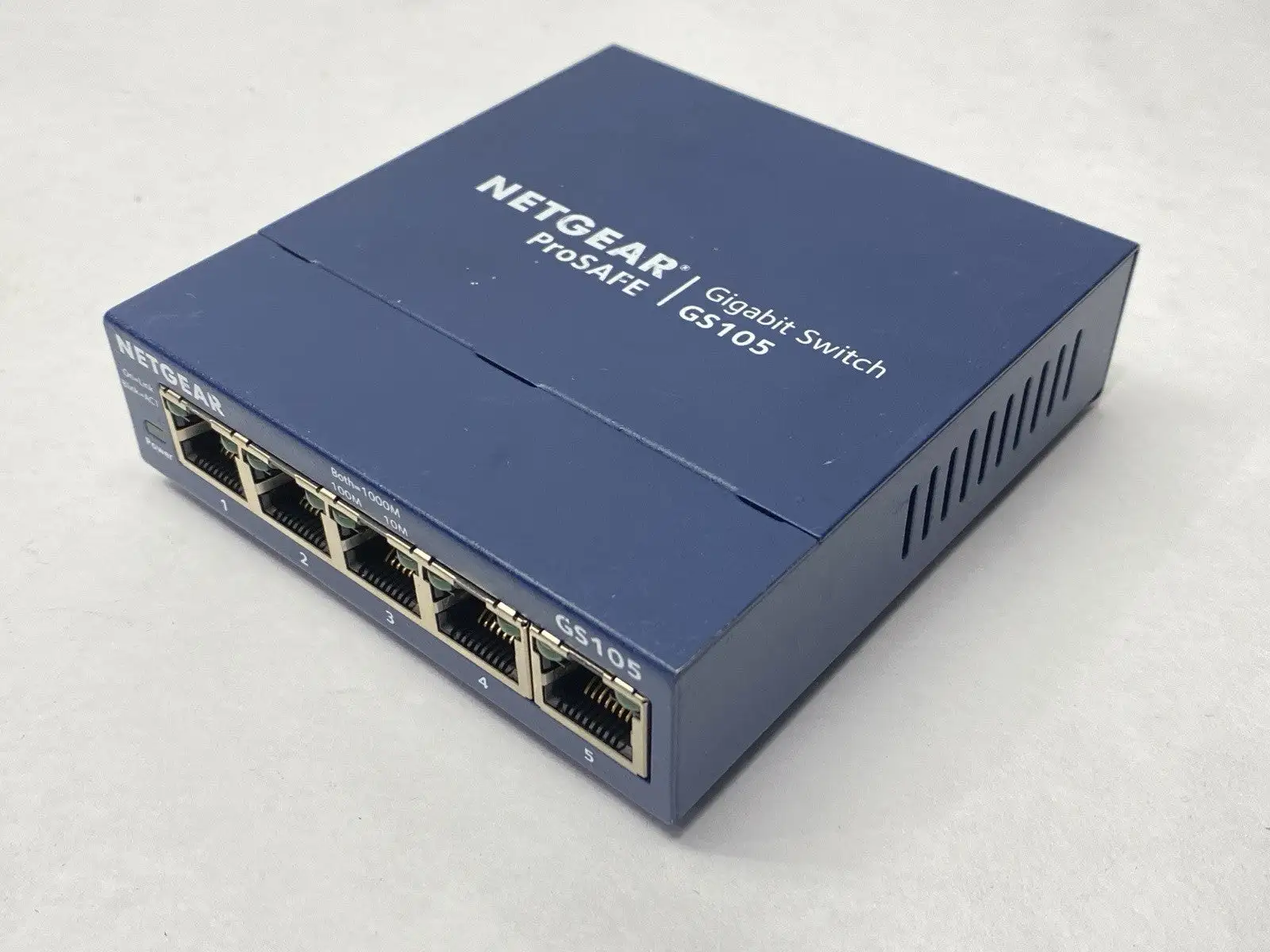 USED NETGEAR PROSAFE UNMANAGED GIGABIT ETHERNET SWITCH 5-PORT
