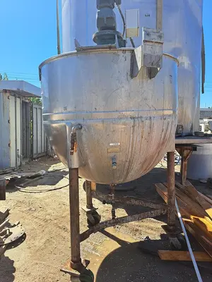 Kettle, 500-Gallon, Stainless Steel, Double Motion, Agitated, Lee #5991292
