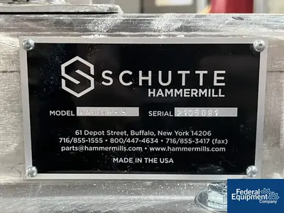 USED Schutte Hammermill Schutte Hammermill Model WA-6-HSS