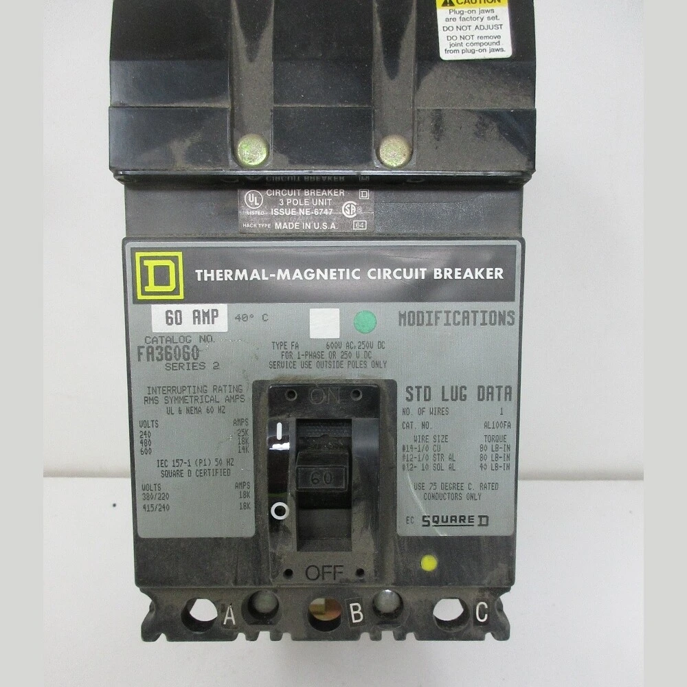 Square D I Line 60 Amp FA Breaker
