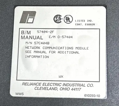 Used RELIANCE ELECTRIC 57C404 Industrial Controls Ohio US | Surplus Asset Holdings #1242139