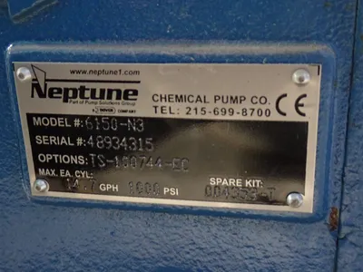 Used NEPTUNE 6150N3 Pumps Ohio US | HGR 24 #738271