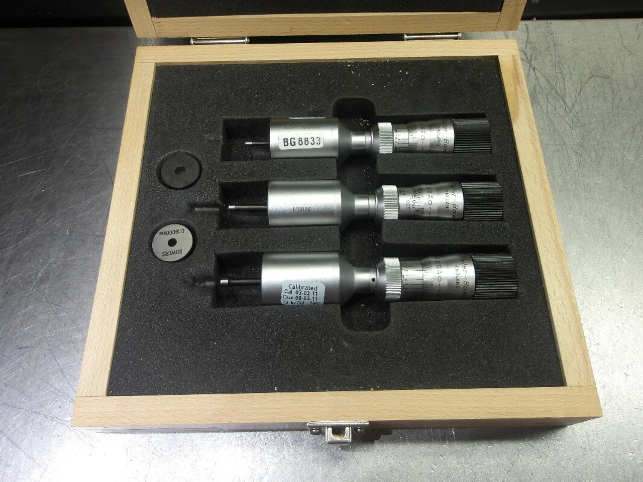 Fowler Bowers .120-250" XTA Analog Holemike Set 52-255-465 (LOC2652A)
