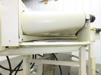 Jantec PTM 90 Deg Curve Portable Conveyor 16" Belt 480V 3PH Variable Speed 45FPM