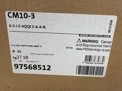Grundfos CM10-3 Centrifugal Pumps | Fram Fram LLC (13)