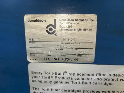 USED DONALDSON TORIT VS-550