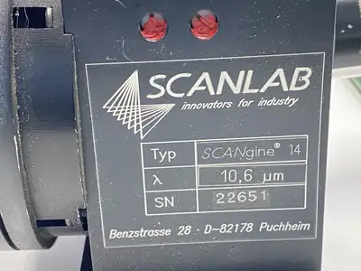 USED SCANLAB GALVANOMETER 1064NM LASER HEAD WITH DRIVER BOARDS