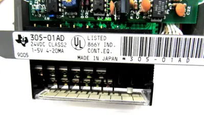 NEW TEXAS INSTRUMENTS 305-01AD INPUT MODULE 30501AD