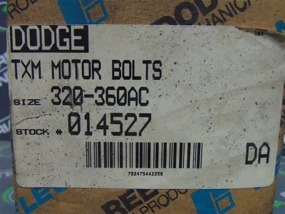 Dodge 320-360AC TXM Motor Bolts Mounting Bolt Kit 014527 New NIB