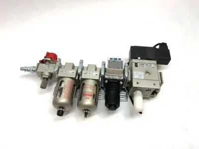 USED SMC PNEUMATIC ASSEMBLY