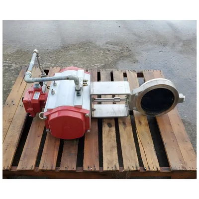 Used 8" Bray Series 50 Butterfly Valve with actuator