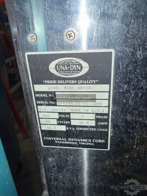 Used UNA-DYN UDC-150 Dryers Illinois US | Meadoworks #1492221