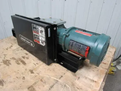 Rapistan Demag  14-1/2" Conveyor Power Roller Drive Unit 3/4 HP 3 PH