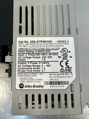 Allen-Bradley 22A-D1P4N104 /A 22AD1P4N104 (4.5.3)