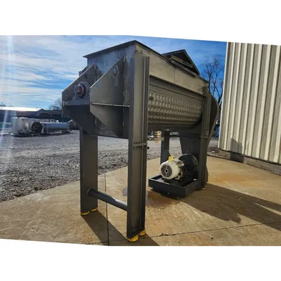Used 35 Cu/Ft Stainless Steel Jacketed Double Ribbon Mixer