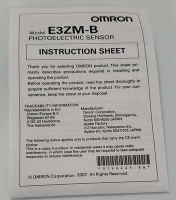 NEW Omron 21812