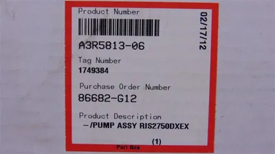 Flowserve A3R5813-06 Pump Assembly Kit 1749384 New NIB
