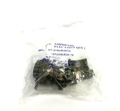 New | in-Stock AMPHENOL CIRCULAR CONNECTOR MIL-DTL-5015 GENERAL DUTY STYLE Connector Accessories | Maverick Industrial Sales #1102239