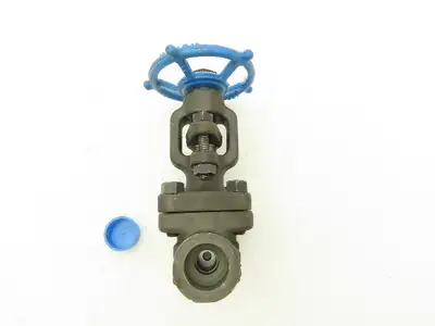 Velan A105N Gate Valve 3/4 Socket Weld Model A Class 800 Steel Rising Stem