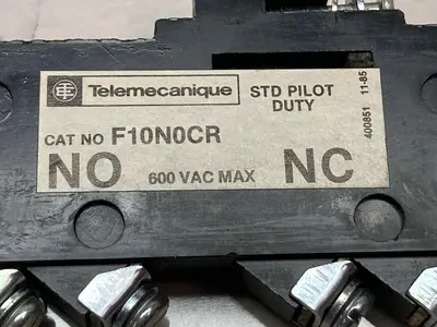 New | in-Stock TELEMECANIQUE F10NOCR Miscellaneous Equipment (Electrical & Power) | Surplus Asset Holdings #1194763