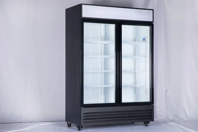 168-0039 GDR51"(H) Double Glass Door Self Contained Cooler