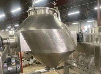 Used GEMCO GEMCO 10 CFT DOUBLE CONE BLENDER WITH BAR Double Cone - V Mixers New York US | Michael Benalt Inc #1274388