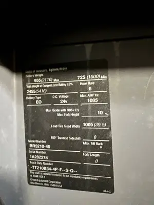 Used 2004 CROWN RR5210-40 Reach Trucks Texas US | TB Forklifts #1274986