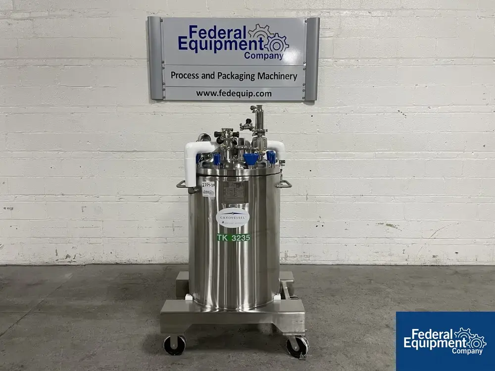 USED Precision 125 Liter Integrated Biosystems Cryovessel, 316L S/S, 50/65#