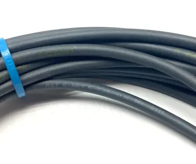 USED LUMBERG AUTOMATION DOUBLE END CONNECTION CORDSET M/F M12 5-PIN 10M