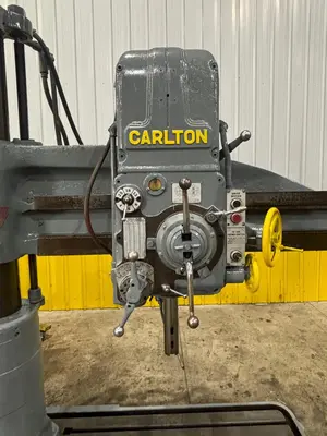 4' ARM x 9" CARLTON MODEL #1A POWER RADIAL ARM DRILL: YOBRO #24007