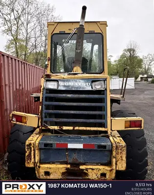 Used 1987 KOMATSU WA150-1 Wheel Loaders New Jersey US | Proxy Equipment #1388686
