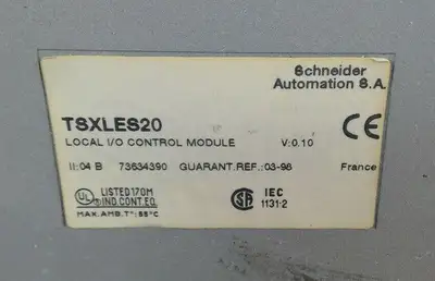Schneider Automation TSXLES20 Local I/O Control Module 3H