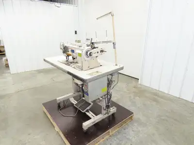 KM-1072BLX-7 Fortuna Industrial Sewing Embroidery Servo Machine 230VAC 1Ph *Read