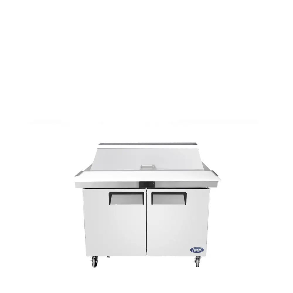 New | in-Stock Atosa New Atosa MSF8306GR 48″ Refrigerated Mega Top Sandwich Prep. Table 115V Food Prep Tables Illinois US | Falcon Restaurant Supply #1375624