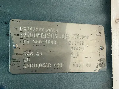 Ratio=146.49 Industrial Gearbox - Fh107bdt100l4