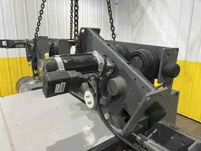 17.5 TON (2014) KONE-CRANES MODEL #CXT60410160P75GGN0S SINGLE GIRDER OVERHEAD CRANE HOIST & TROLLEY: STOCK #18634