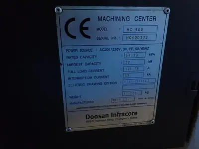 USED 2007 DOOSAN INFRACORE HC 400