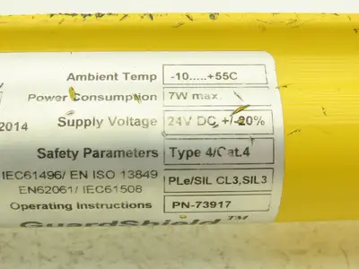 Allen Bradley 440L-T4J0320YD Light Curtain Guardmaster Transmitter Ser A Rev A