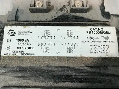 Used HAMMOND POWER SOLUTIONS INC. PH1000MQMJ Transformers Ohio US | HGR 24 #1478101