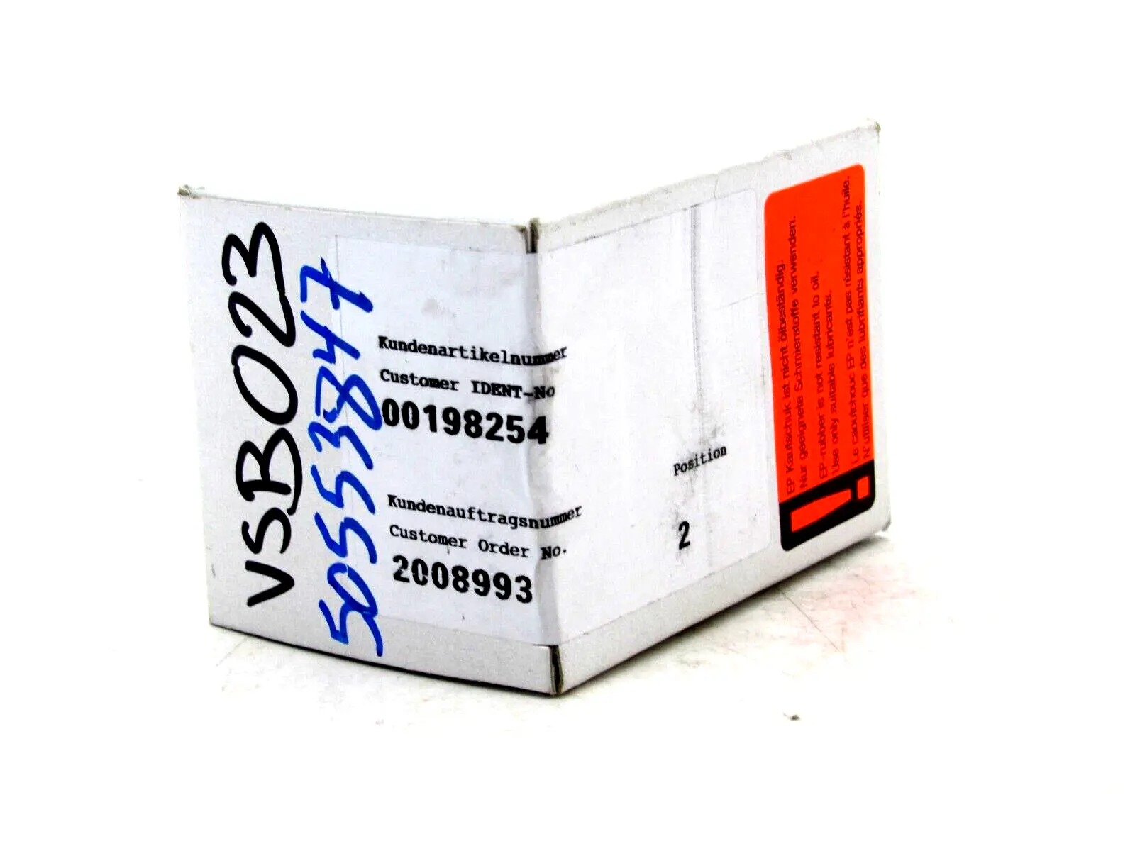 NEW KSB 00198254 SEAL KIT