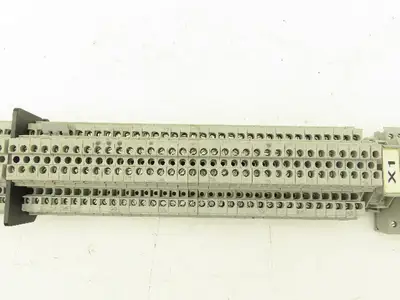 3, 4, 6-Wire Terminal DIN Rail 30" Lot of 91
