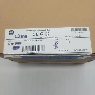 New | in-Stock ALLEN-BRADLEY ALLEN-BRADLEY COMPACTLOGIX 1.5MB ENET CONTROLLER 1769-L35E SER.B Industrial Controls | ND Industrial Surplus #1212148