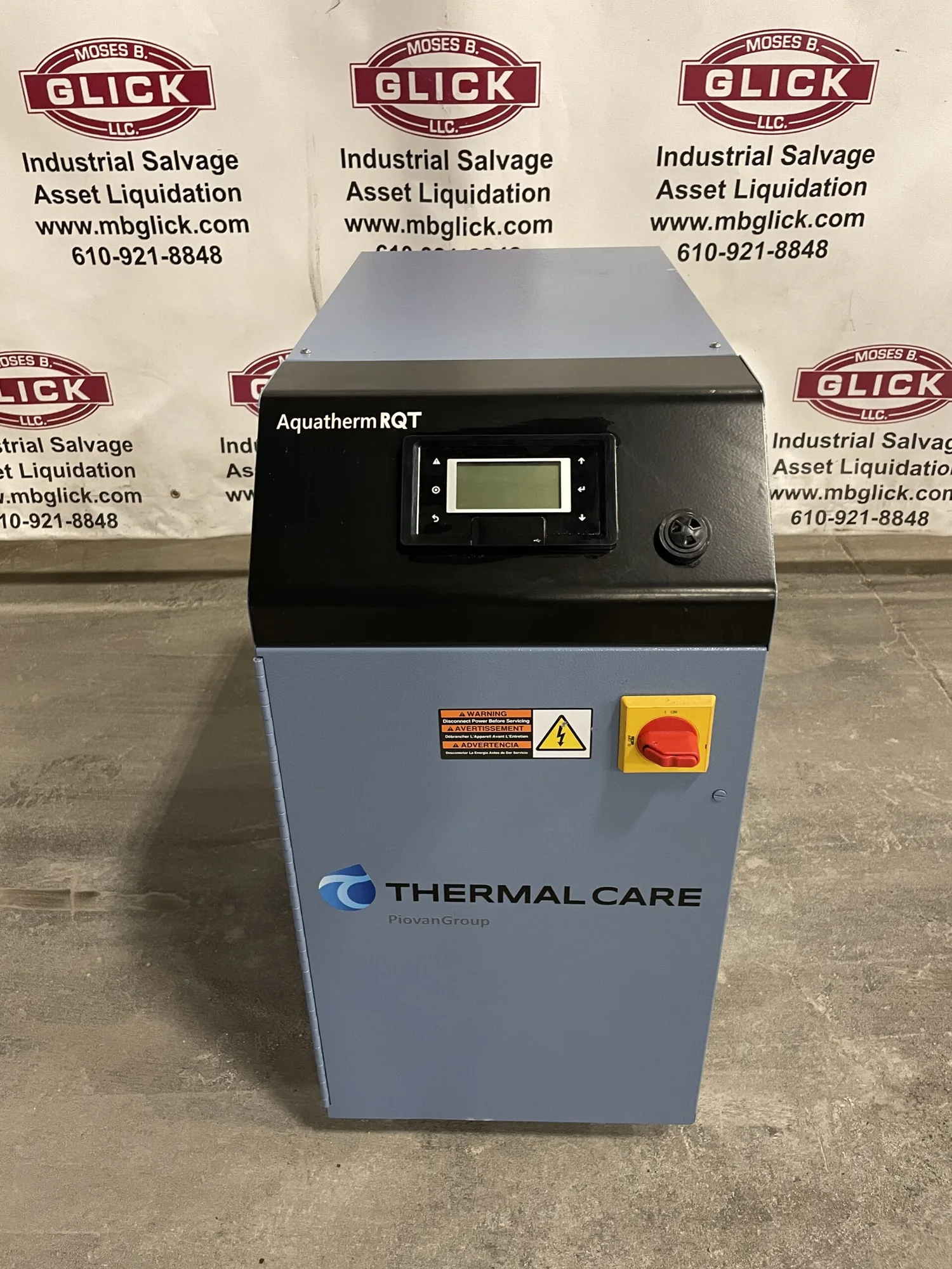 ThermalCare RQT0908 Aquatherm Mold Temperature Controller 0.75HP 480V 60Hz 3PH