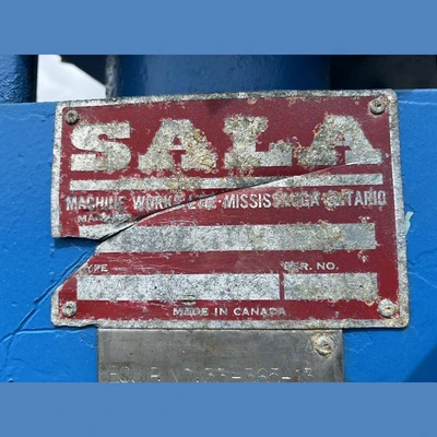 USED SALA MACHINE WORKS VASA G-100-213