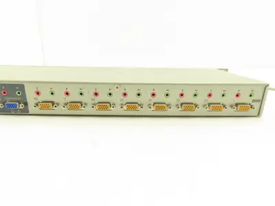 Aten CS-1758 MasterView Max KVM Switch 8-Way USB PS/2 VGA Audio In/Out 3.5mm