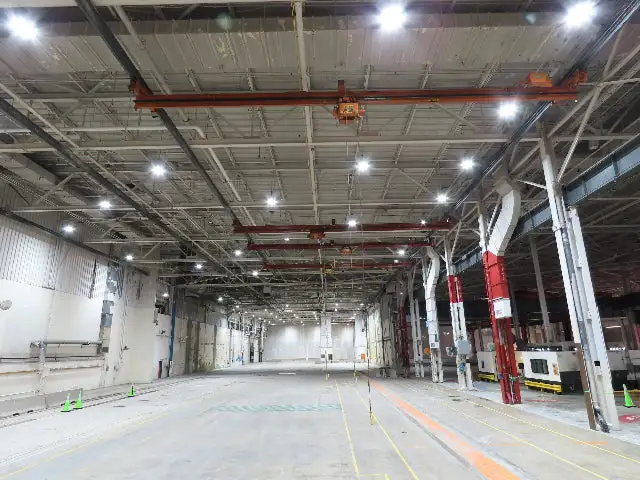 Cleveland Tramrail P&H 1/2 Ton Single Girder Underhung Bridge Crane 45' 10" Span