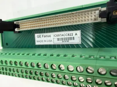 NEW GE FANUC IC697ACC822 A DIN RAIL TRANSISTION MODULE