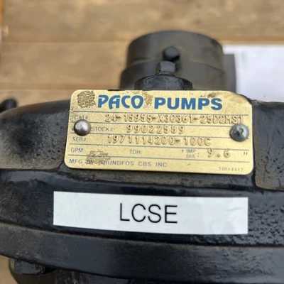 New | in-Stock Grundfos 15955-4P-5HP LCSE Centrifugal Pumps California US | Davliegogo LLC #1705453